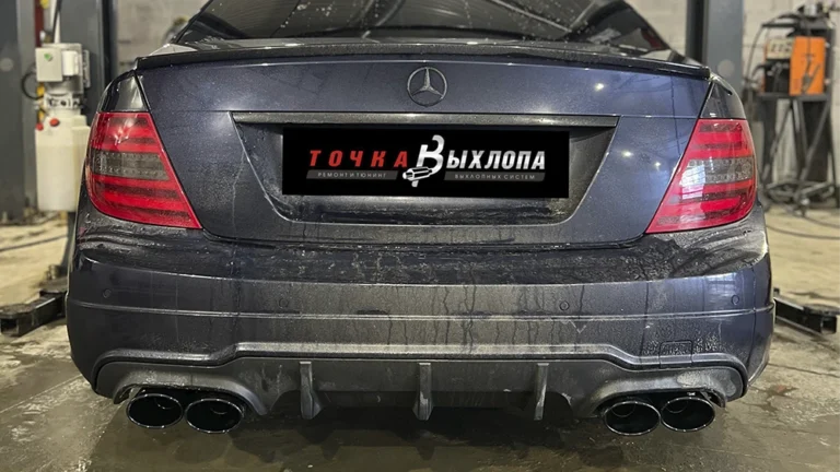 Точка Выхлопа ремонт выхлопа Mercedes